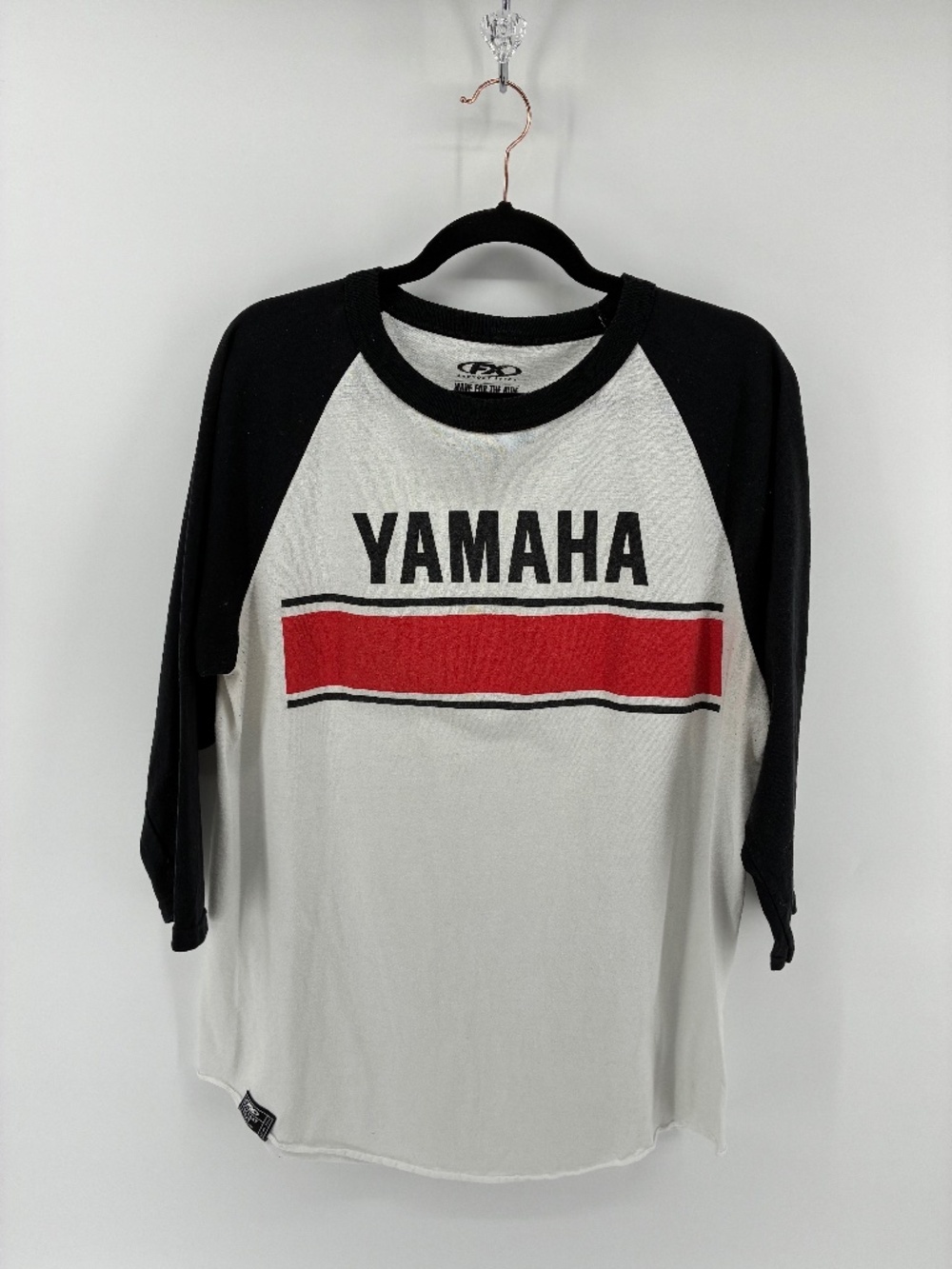 Yamaha White Tee with Black Label
